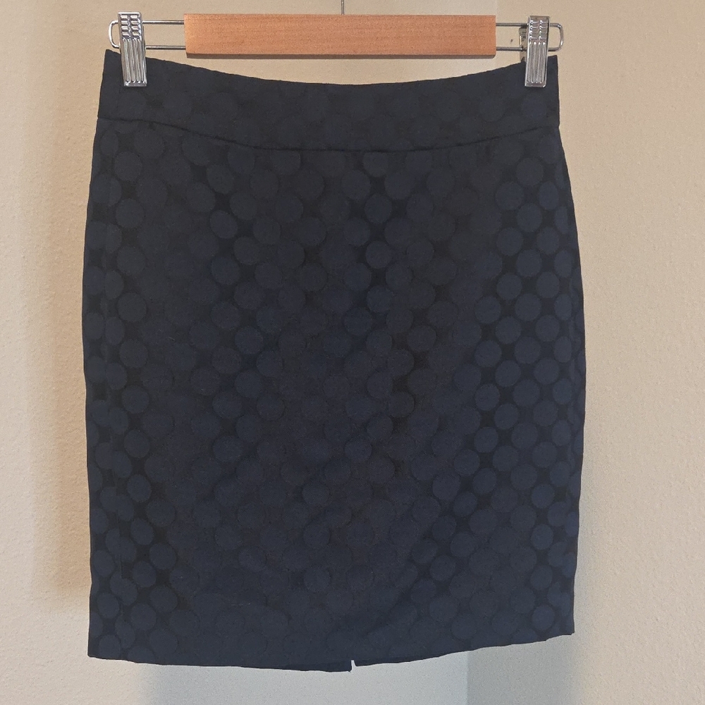 Banana Republic Dark Blue Textured Mini Skirt